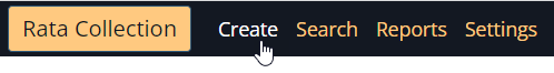 Screenshot of the My eHive menu.